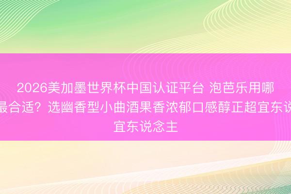2026美加墨世界杯中国认证平台 泡芭乐用哪种酒最合适？选幽香型小曲酒果香浓郁口感醇正超宜东说念主