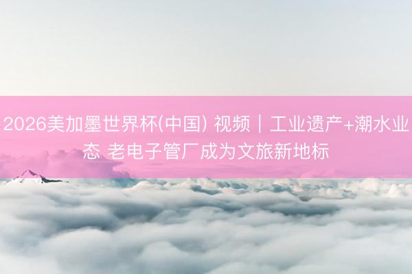 2026美加墨世界杯(中国) 视频|工业遗产+潮水业态 老电子管厂成为文旅新地标