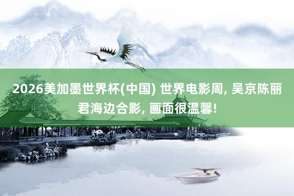 2026美加墨世界杯(中国) 世界电影周， 吴京陈丽君海边合影， 画面很温馨!